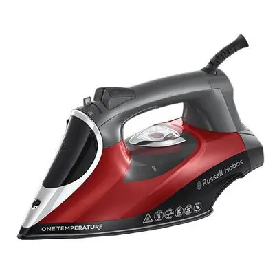 Russell Hobbs iron Dry & Steam iron Ceramic soleplate W Black, Grey, Red