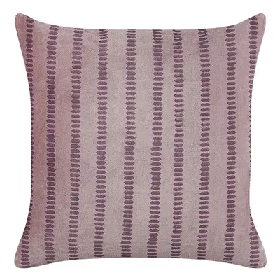 Velvet Cushion Striped x cm Pink AGAPANTHUS