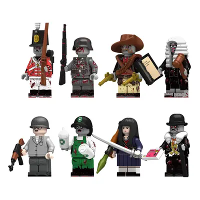 Halloween zombies walking corpses walking corpses professional building blocks doll Mini Figures