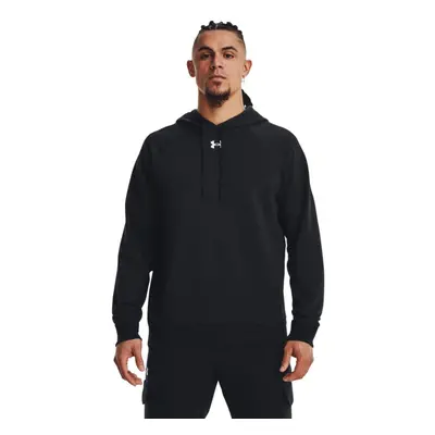 Under Armour Men's Rival Fleece Hoodie (001) Black / / White 3X-Larg