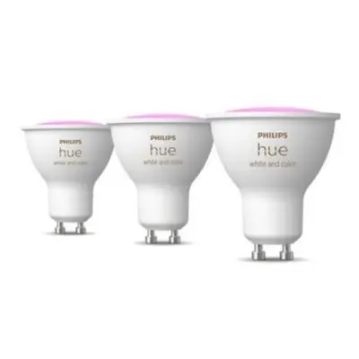 Philips Hue Smart Spotlight, 3pcs pack | GU10 | 4.2 W | White and colour light