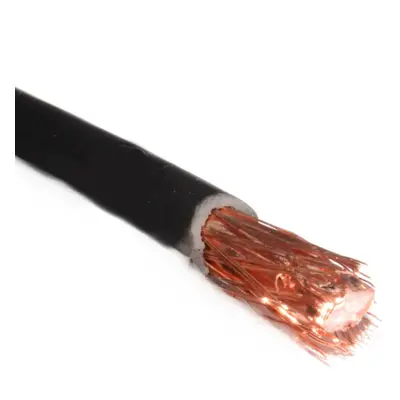 100U Foam Filled Digital Satellite TV Cable OFC Copper Core CCA Braid 100m Black