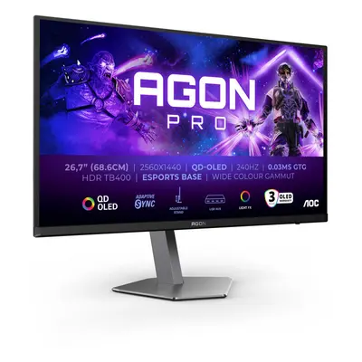 AOC AGON PRO AG276QZD2 - OLED monitor - QHD - 27" - HDR