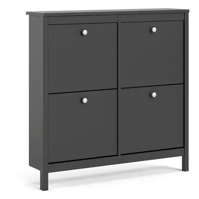 (Black) Madrid Shoe cabinet Compartments