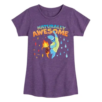 Disney Elemental - Naturally Awesome - Toddler & Youth Girls Short Sleeve Graphic T-Shirt - Size