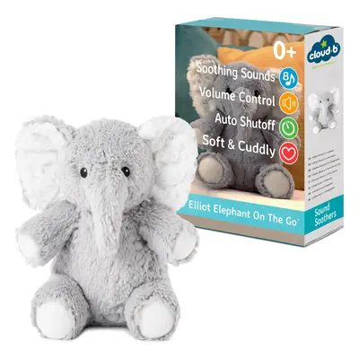 Sound Machine with White Noise Soothing Sounds | Cuddly Stuffed Animal | Adjustable Settings and