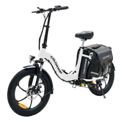 (White) Colorway BK6S 20" Tyre Foldable Electric Bike 250W