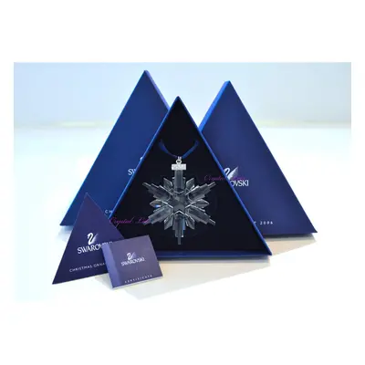 Swarovski Annual Snowflake / Star Christmas Ornament