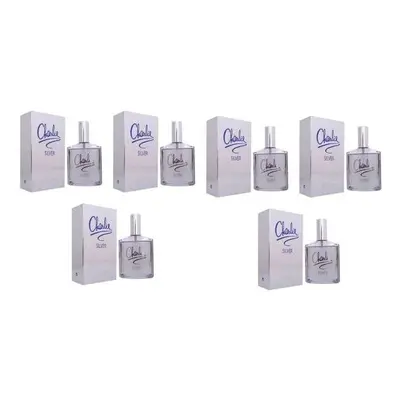 Charlie Silver Eau de Toilette 100ml Spray (Pack of 6)