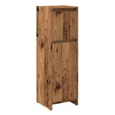 (old wood) vidaXL Bathroom Cabinet Washroom Storage Cabinet Cupboard Engineered Wood