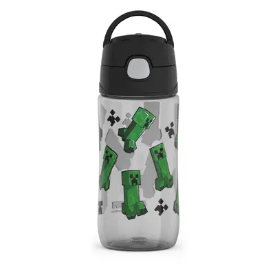 THERMOS FUNTAINER Ounce Plastic Hydration Bottle with Spout MINECRAFT