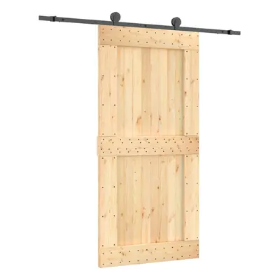 vidaXL Sliding Door with Hardware Set Interior Door Barn Door Solid Wood Pine