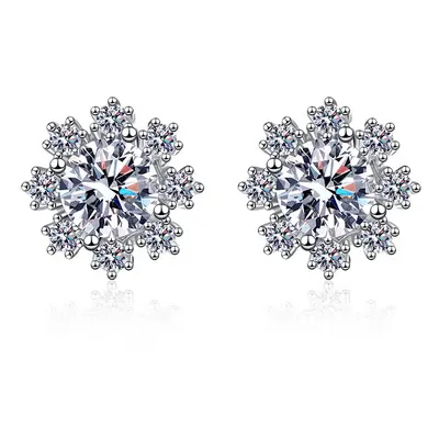 Sterling silver stud earrings for women