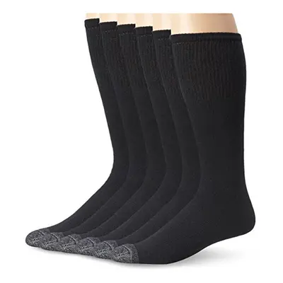 Fruit Of The Loom Mens Pack Cushioned Over The Calf Tube Socks Blac