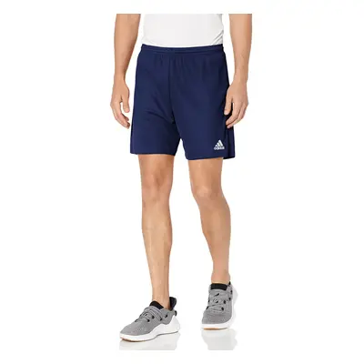 adidas unisex-child Standard Parma Shorts Dark Blue/White Large