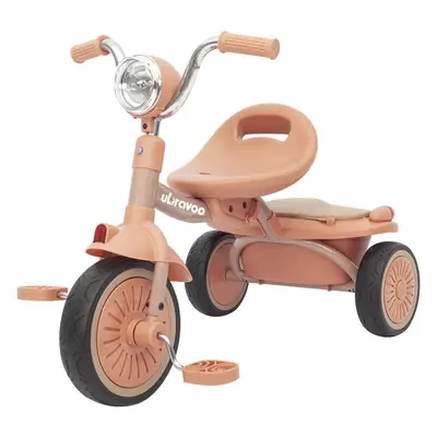 (Pink) UBRAVOO Baby Foldable Tricycle Bike,Low the Center Gravity,Rollover Prevent ,1-5 Years