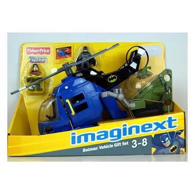 Imaginext Batman Helicopter Gift Set, Includes Batman and Robin figure