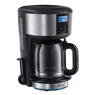 Russell Hobbs Buckingham Filter Coffee Machine, 1.25 Litre, Black/Silver