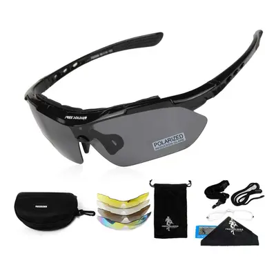 Sports Sunglasses in Polarized Cycling Glasses for Men Women Tactical Military Glasses for Cycli