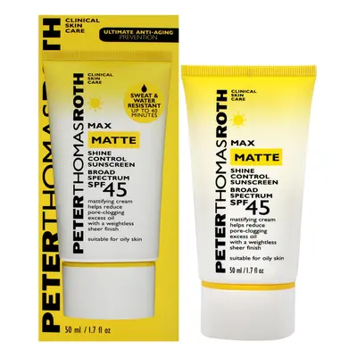 Max Matte Shine Control Sunscreen SPF by Peter Thomas Roth for Unis