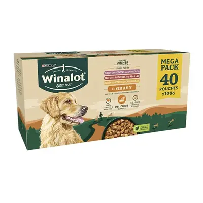 Winalot Sunday Dinner Mixed in Gravy Wet Dog Food 40x100g