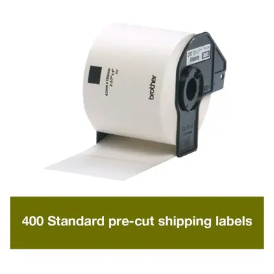 Brother DK-11202 Label Roll, Shipping Labels, Black on White, Labels, mm (W) x mm (L), Brother G