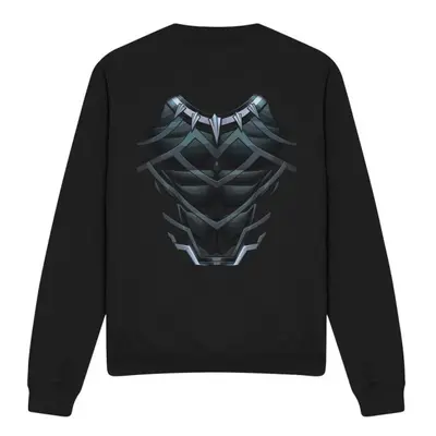 (XXL, Black) Black Panther Unisex Adult Costume Sweatshirt