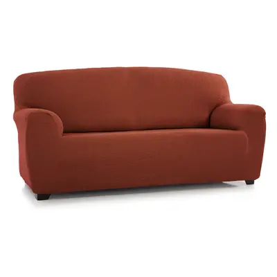 (Two Seater Sofa measuring cm to cm, Burnt Orange) Luxury Clare Armchair Cover Multi-Stretch Sli