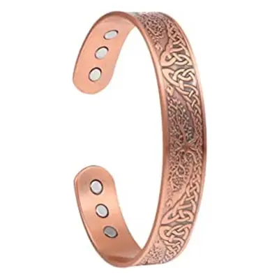 Pure Copper Magnetic Therapy Bracelet Magnetic Healing Bracelet Cuff Bracelet Energy Healing Bra