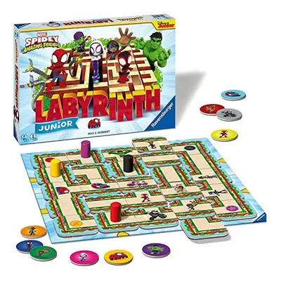 Ravensburger Spiderman and His Amazing Friends Junior Labyrinth - The Moving Maze Family Board G