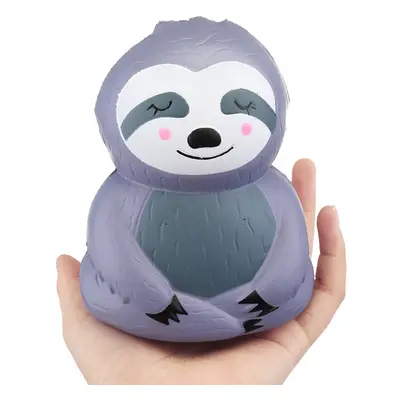 Sloth Squishy Grey 12.5*9.5cm Slow Rising Rebound Toys With Packaging