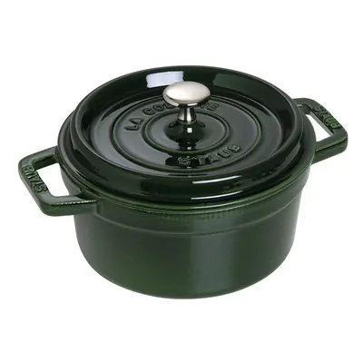 Staub Round Cast Iron Pot - Green, 2.2 ltr