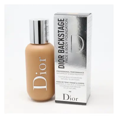 (4 Warm) Dior Backstage Face & Body Foundation 1.6oz/50ml New With Box