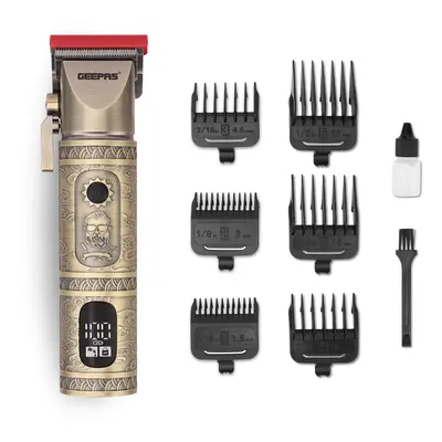 Professional Hair Clipper Rechargeable Beard Trimmer LED Display