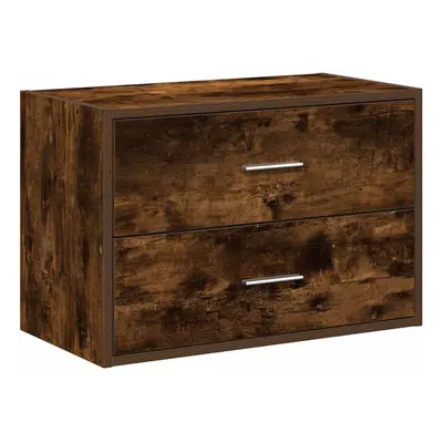 (smoked oak, pcs) vidaXL Cabinets with Drawers Cupboard Sideboard Highboard Engineered Wood