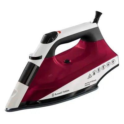 Auto Steam Pro Non Stick Iron 2400 W White Red Irons New