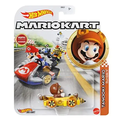 Mario Kart Tanooki Mario with Bumble V Mattel