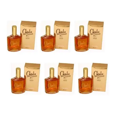 Charlie Gold For Women 100ml EDT (Pack of 6)