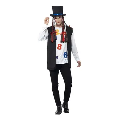 Smiffy's 44630l Men's 80s Pop Star Costume (large) - fancy dress 80s pop star mens boy george co