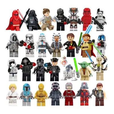 29pc Star Wars Minifigures Set Fit Lego