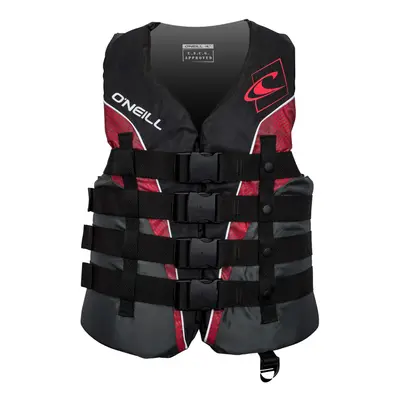 O'Neill Men's Superlite USCG Life Vest Black/Graphite/Red:White