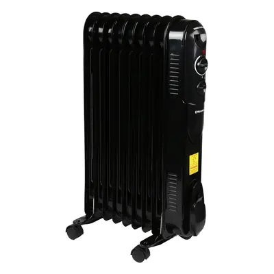 (Black) EMtronics Oil Filled Portable Heaters