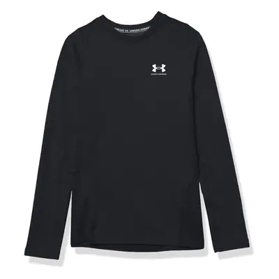 Under Armour Boys' ColdGear Armour Long Sleeve T-Shirt Black (001)/Wh