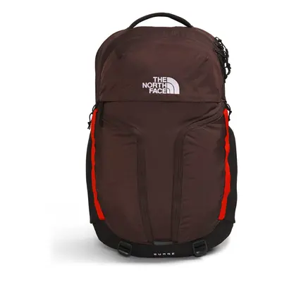 THE NORTH FACE Surge Commuter Laptop Backpack Coal Brown/Fiery Red/TNF Black One Size