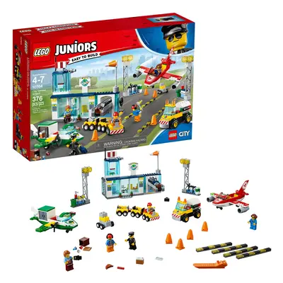 LEGO Juniors City Central Airport Building Kit (376 Pieces) (Dis