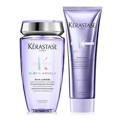 KÃ©rastase Blond Absolu Bain Lumiere 250ml & Blond Absolu Cicaflash Conditioner 250ml Duo