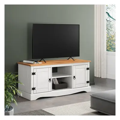 Corona White Door Media Unit