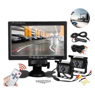 7'' LCD Monitor + Rear View Reverse Backup Camera