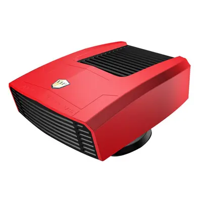 (Red, 24V) Portable Car Heater 12V-24V 180W Fast Heating Fan Degree Rotary Winter Defroster Air 