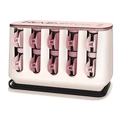 Remington Proluxe Electric Heated Rollers with OptiHeat Technology that heats rollers and clips 